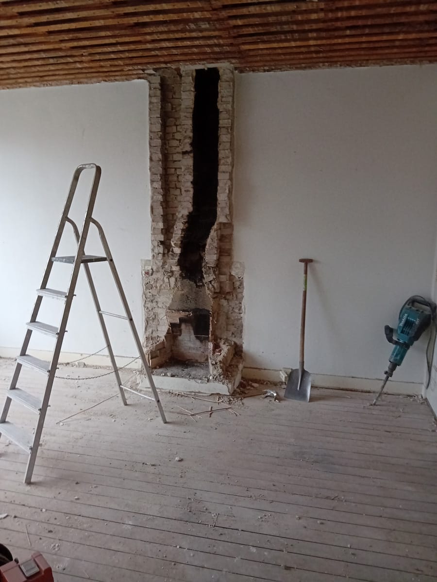 Openhaard slopen Dunnewind Solutions