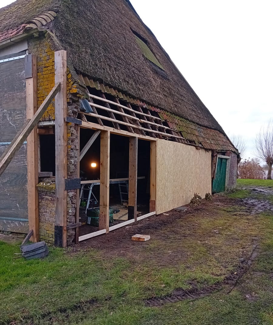 Slopen boerderij Dunnewind Solutions