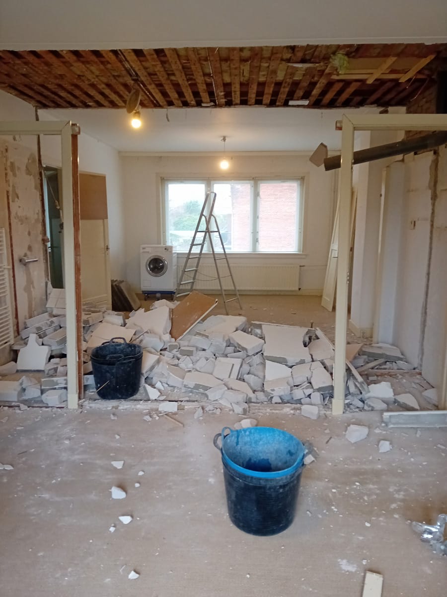 Tussenmuur slopen Dunnewind Solutions Tussenmuur slopen Dunnewind Solutions